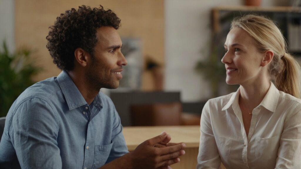 Líder escuchando activamente