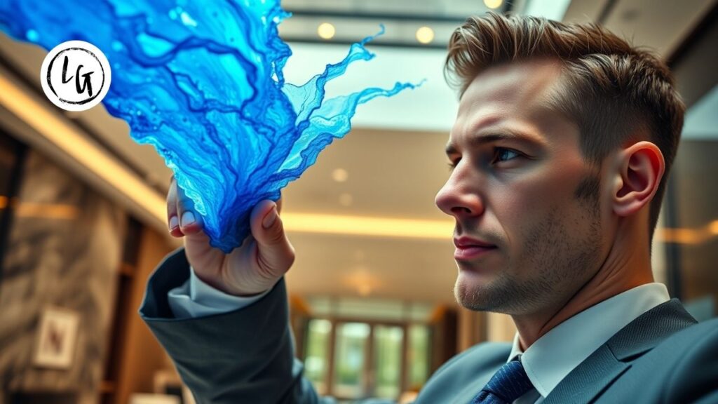 Director joven utilizando la capacidad de definir resiliencia para canalizar el caos en orden operativo.