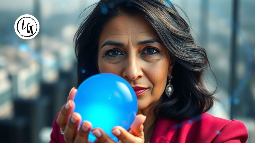 Líder senior demostrando autocontrol emocional en un entorno de alta presión corporativa.