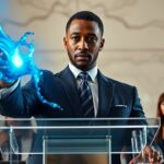 Un líder senior de Lidergen aplica la psicología de la persuasión para alinear a su equipo mediante una arquitectura mental de luz azul.