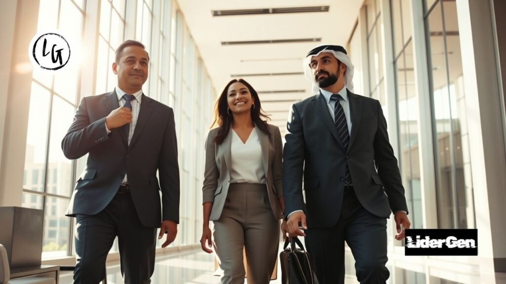 Equipo directivo diverso ejecutando un proceso de cambio cultural en las organizaciones.