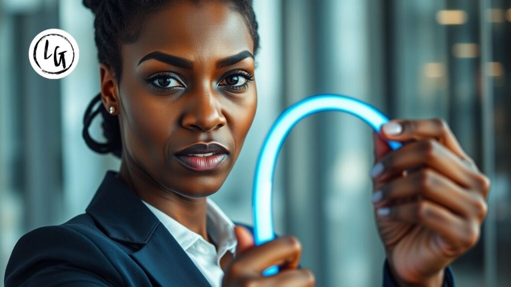 Ejecutiva de alto nivel demostrando cómo definir resiliencia a través de la flexibilidad estratégica.