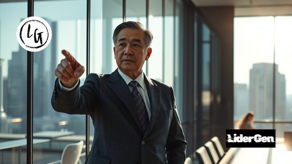 Líder senior analizando hitos críticos en una Línea del Tiempo: Organiza tu Historia.